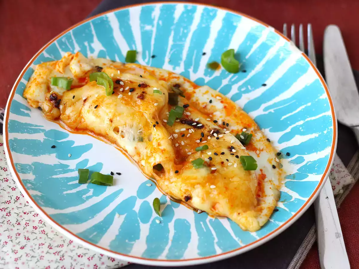 Recept Gebakken eieren met honing en mozzarella, het zoete, zoute en pittige express-ontbijt!