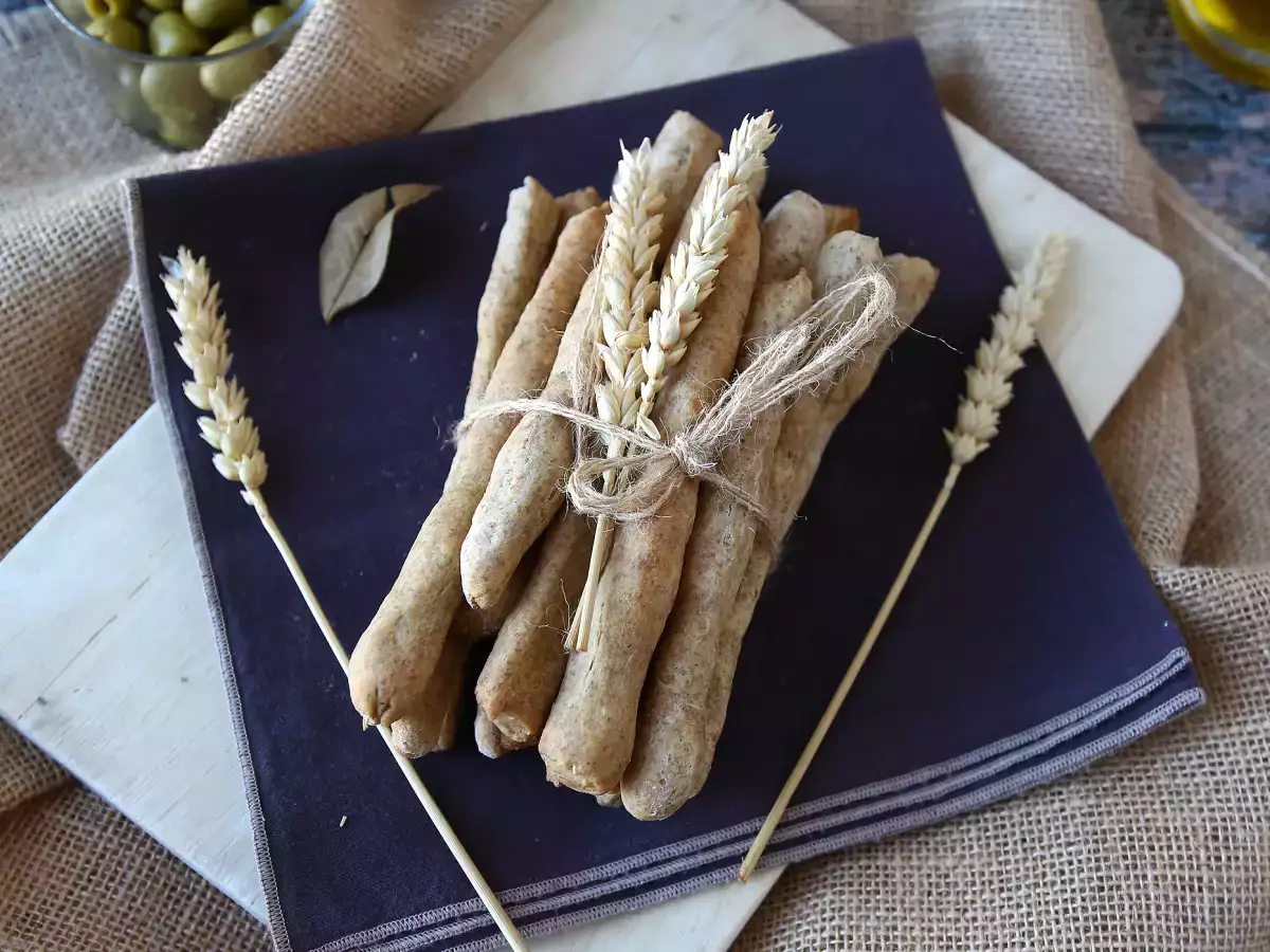 Recept Zelfgemaakte gressins met luchtfriteuse
