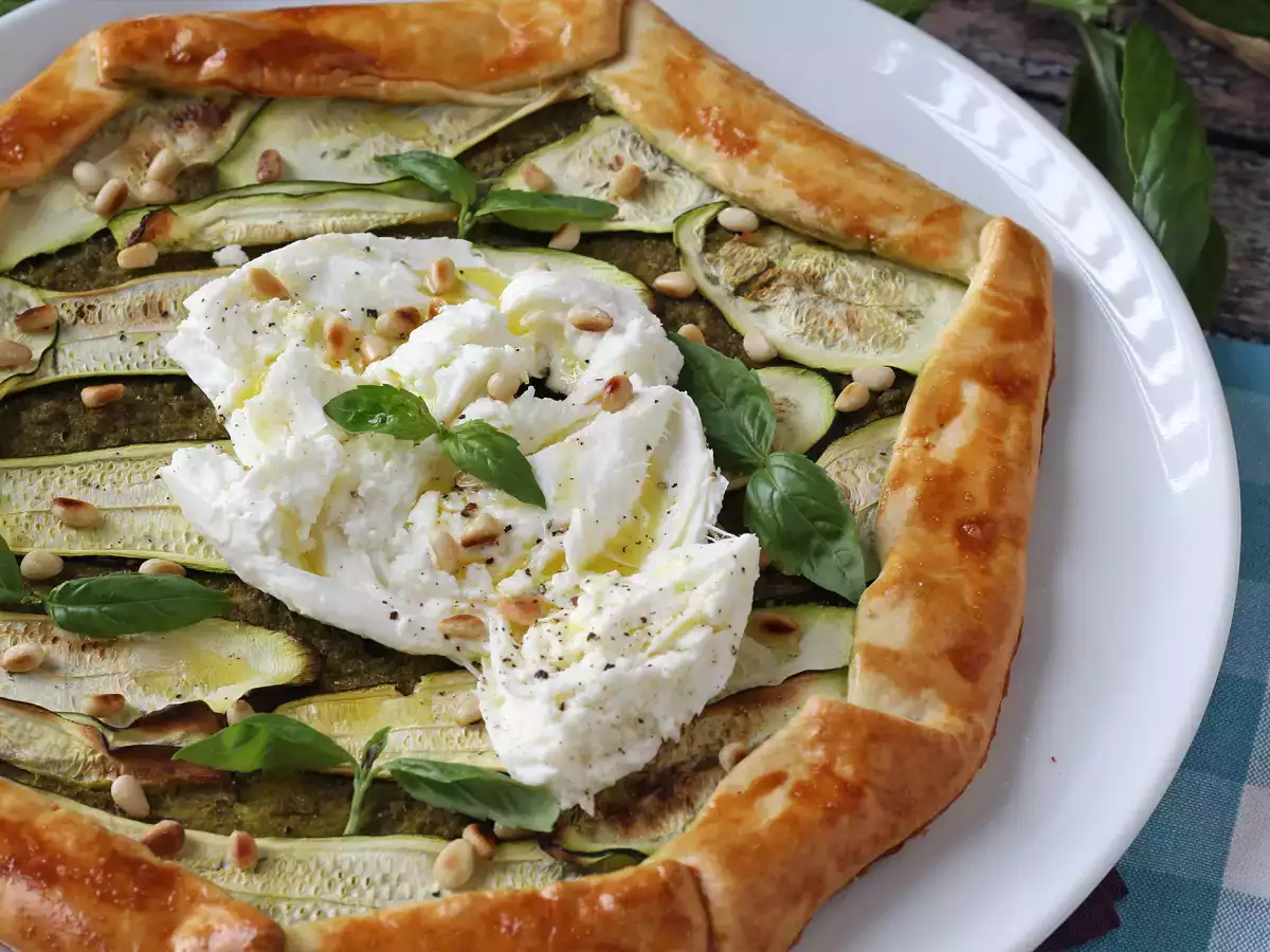 Recept Pesto en courgettetaart: een makkelijk recept dat naar de zomer ruikt!