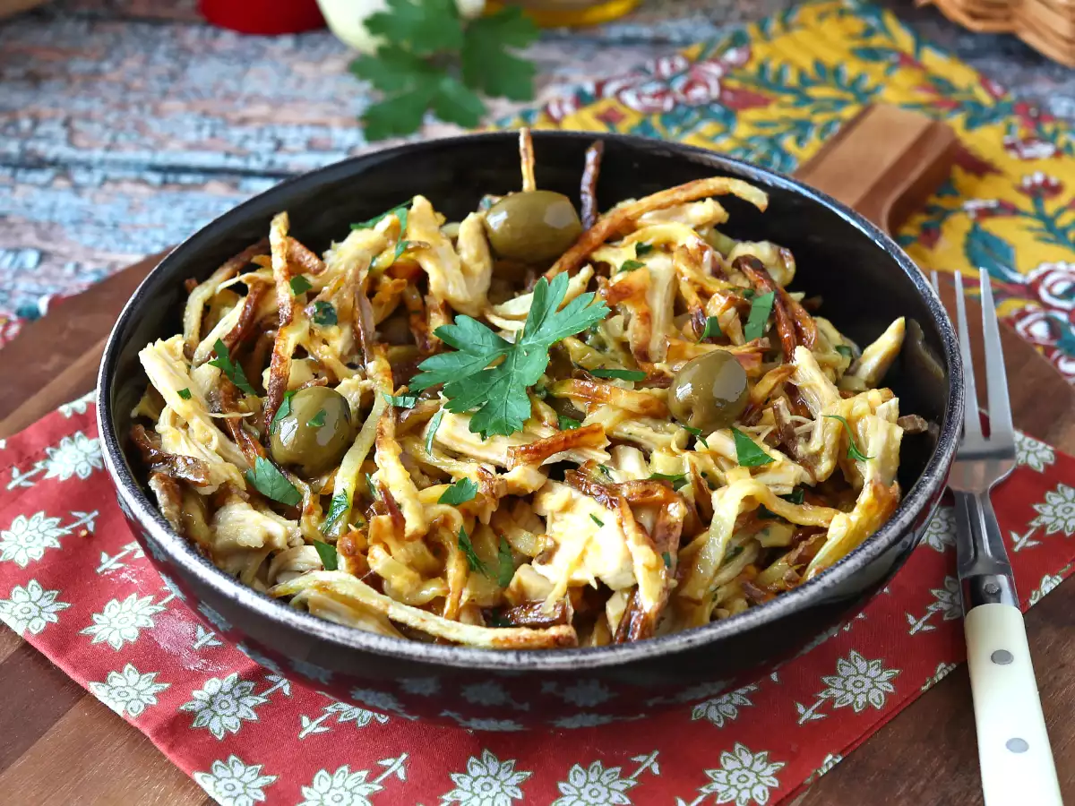 Recept Frango à brás: het perfecte portugese gerecht om restjes kip in te verwerken