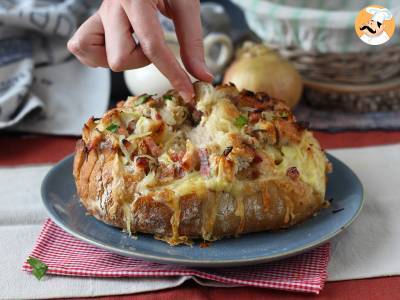 Recept Tartiflette-stijl gevuld egelbrood