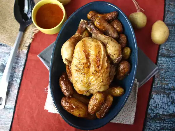 Recept Braad kip met de moulinex multicook&fry, voor een knapperig, kauwbaar resultaat!