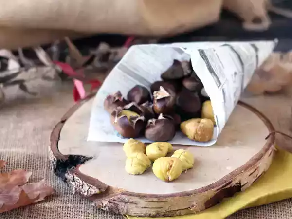 Recept Kastanjes geroosterd in de friteuse