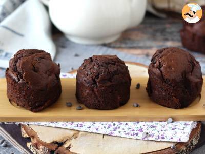 Recept De beste chocolademuffins: groot en vochtig