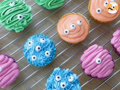 Recept Monster cupcakes voor halloween