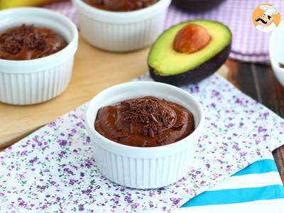 Recept Veganistische dessertcrèmes - chocolade, banaan, avocado