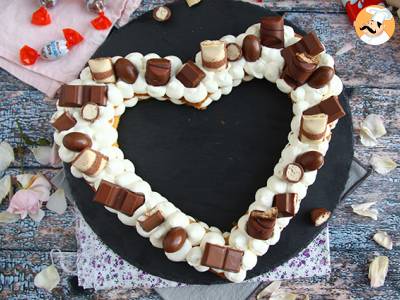 Recept Hart taart au kinder - hart taart au kinder