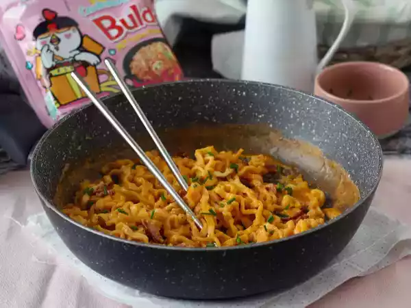 Recept Hoe maak je buldak noedels carbonara smaak klaar? het beste recept!