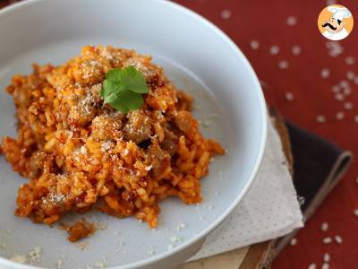 Recept Risotto 'nduja en worst, een voorgerecht met intense smaak