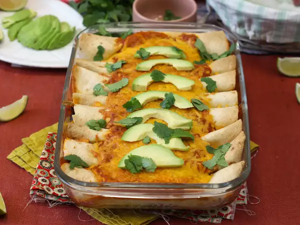 Recept Vegetarische enchilada's