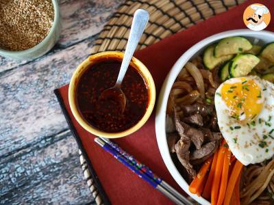 Recept Pittige koreaanse gochujang saus voor bibimbap