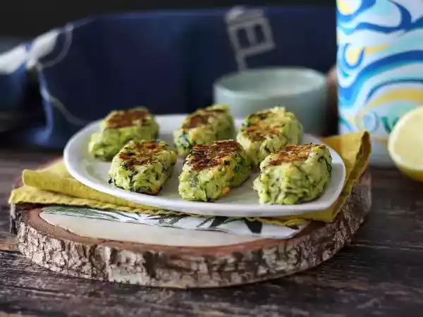 Recept Gebakken courgette gehaktballetjes