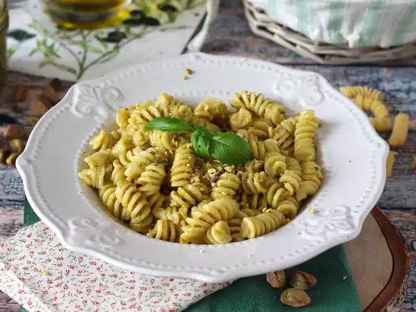 Recept Pasta met pistachepesto, een lekker en makkelijk recept