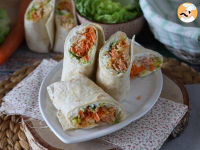 Recept Zalmwraps, de perfecte, praktische sandwich om overal mee naartoe te nemen