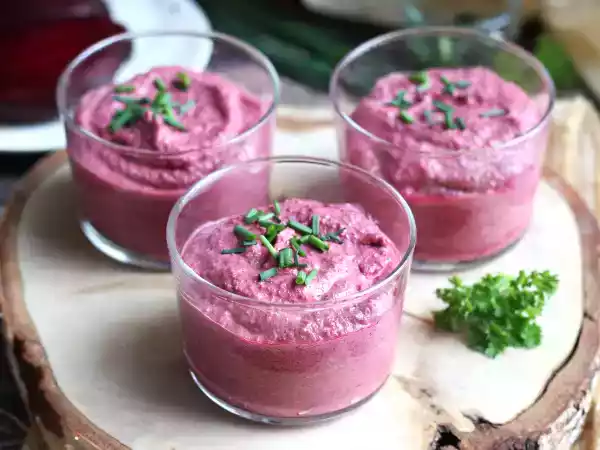 Recept Verrines van rode biet: de gemakkelijke, frisse oplossing voor starters