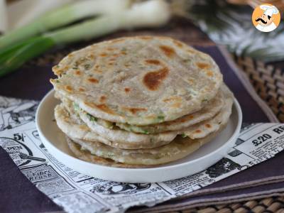 Recept Chinese pannenkoeken met groene uien - pannenkoeken met sint-jakobsschelpen