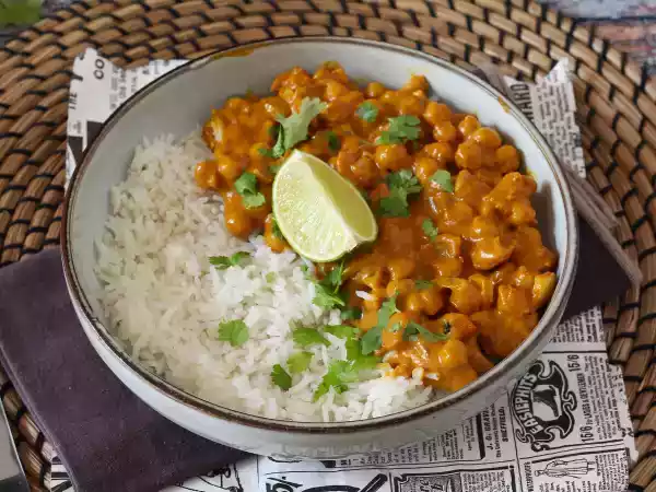 Recept Kikkererwtencurry, het supergourmet veganistische recept
