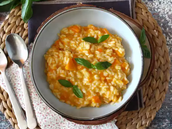 Recept Pompoenrisotto, een delicaat en perfect voorgerecht voor de herfst