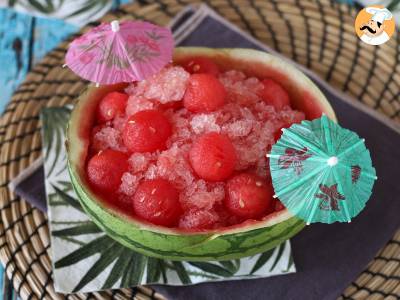 Recept Watermeloen frosé: de superverfrissende granita cocktail met rosé!