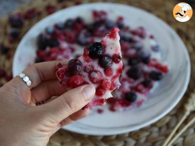 Recept Rode vruchten frozen yoghurt repen