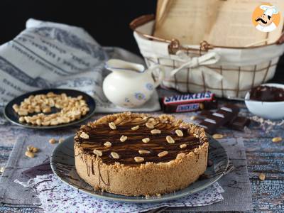 Recept Extra smakelijke snickers-kaascake