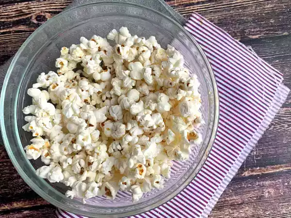 Recept Olievrije magnetron popcorn