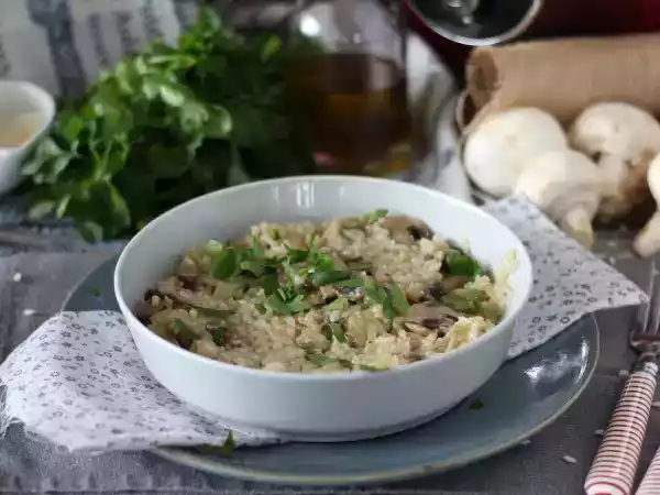 Recept Paddenstoelenrisotto in de cookeo