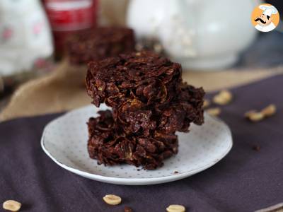 Recept Extra krokante pinda choco zand roosjes