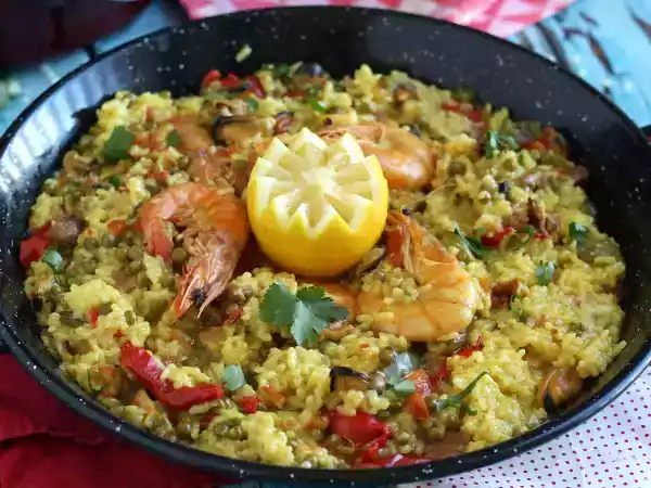 Recept Supersnelle paella met de cookeo