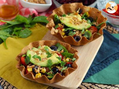 Recept Hoe maak je tortilla bowls? de makkelijke salade zonder afwas!