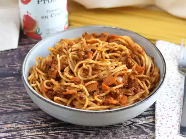 Recept Vegetarische spaghetti bolognese!