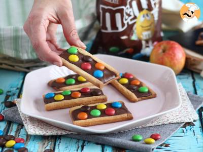 Recept Zandkoekjes met m&m's