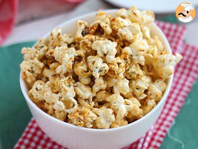 Recept Popcorn met pizzasmaak