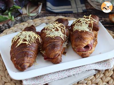 Recept Croissants met ham en kaas