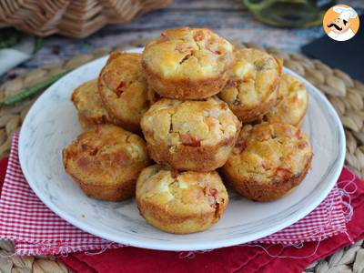 Recept Muffins met tonijn, tomaat en feta