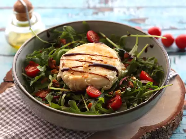 Recept Salade met geitenkaas