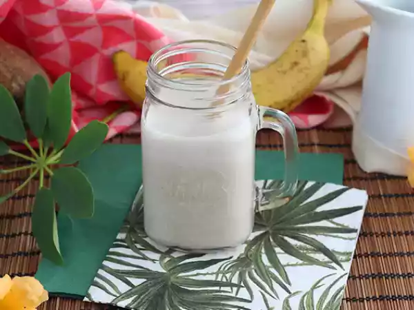 Recept Vegan bananenmilkshake