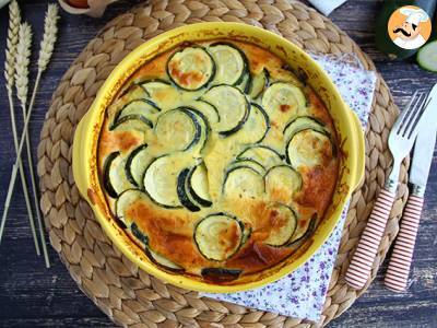 Recept Courgette en geitenkaas clafoutis