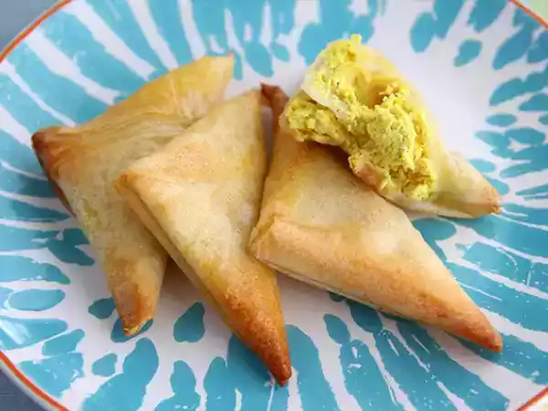 Recept Samoussas met kerrie