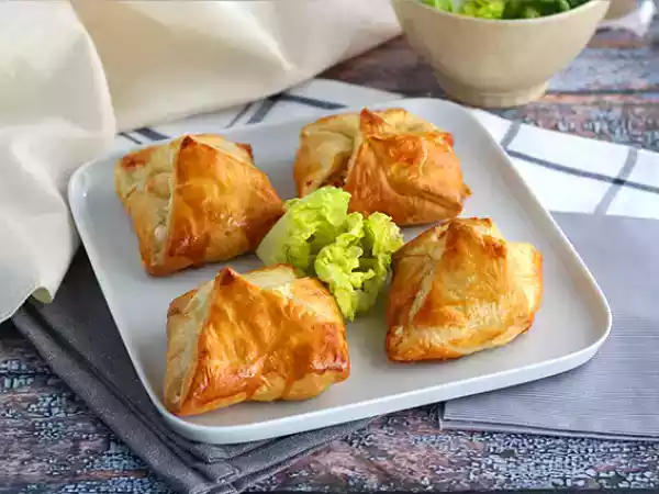 Recept Fagottini met gerookte zalm en geitenkaas