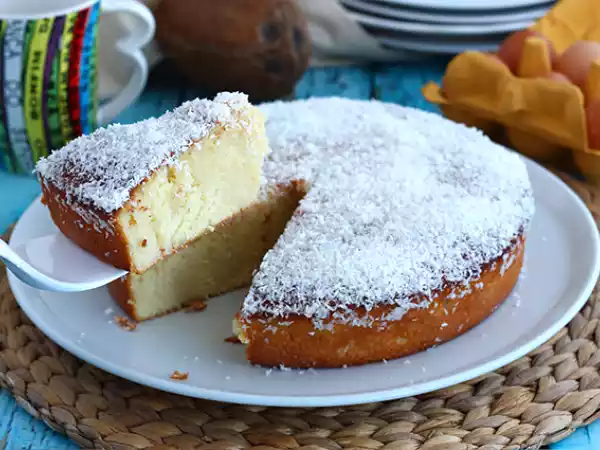 Recept Braziliaanse kokoscake - bolo toalha felpuda