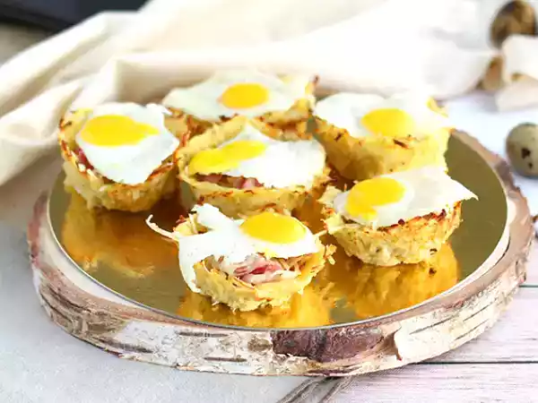 Recept Paasnestjes met aardappelen