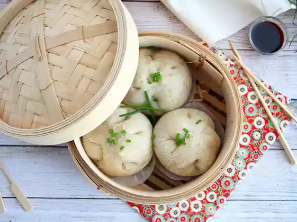 Recept Banh bao, kleine gestoomde broodjes