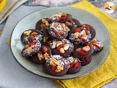 Recept Bedelaars, chocolaatjes met gedroogd fruit