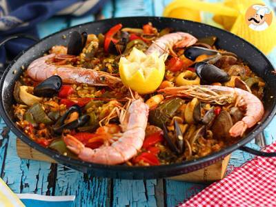 Recept Zeevruchten paella