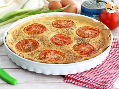 Recept Quiche met tonijn en tomaat