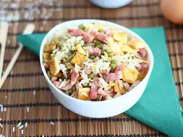 Recept Express kantonese rijst, het gemakkelijke recept
