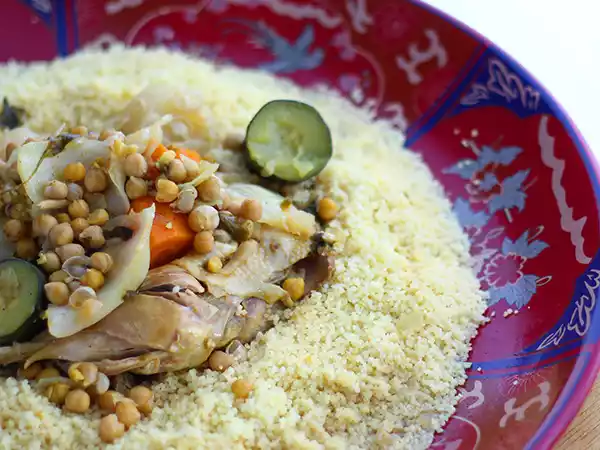 Recept Traditionele marokkaanse kip couscous