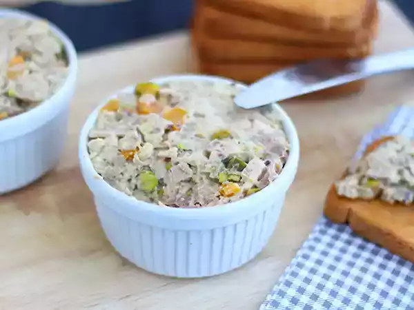 Recept Pistache-mosterd kip rillettes