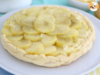 Recept Aardappel en cantal tarte tatin